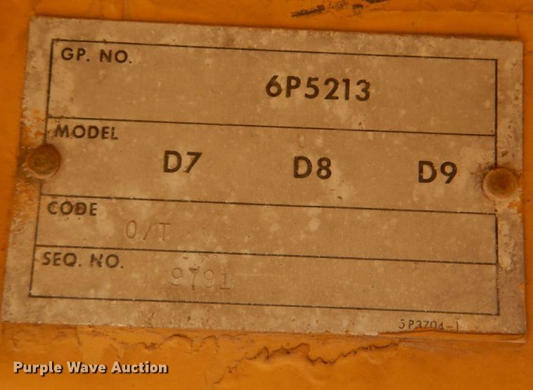 image for item KP9129 1979 Caterpillar D7G  cable plow