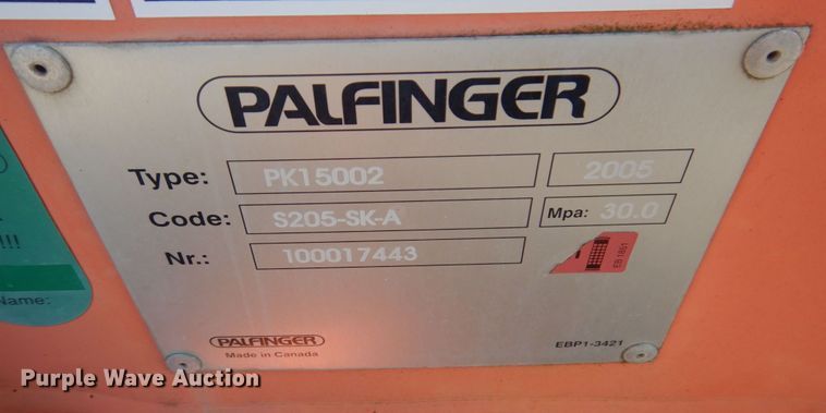 image for item KR9302 2005 Freightliner Business Class M2  crane truck