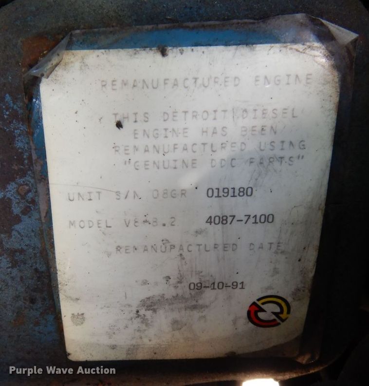 image for item KR9305 1983 GMC C6000  dump flatbed truck