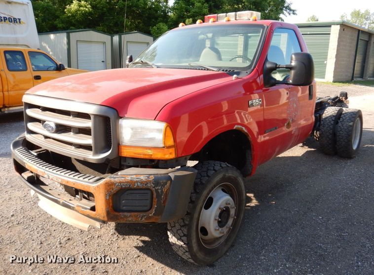 image for item KR9309 2000 Ford F550 Super Duty XL  truck cab and chassis