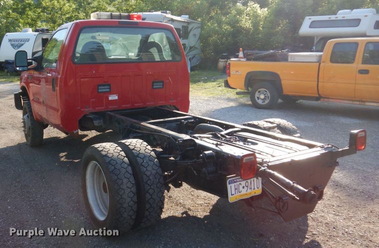 image for item KR9309 2000 Ford F550 Super Duty XL  truck cab and chassis