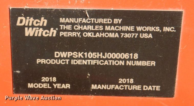 image for item KR9311 2018 Ditch Witch SK1050  compact utility loader