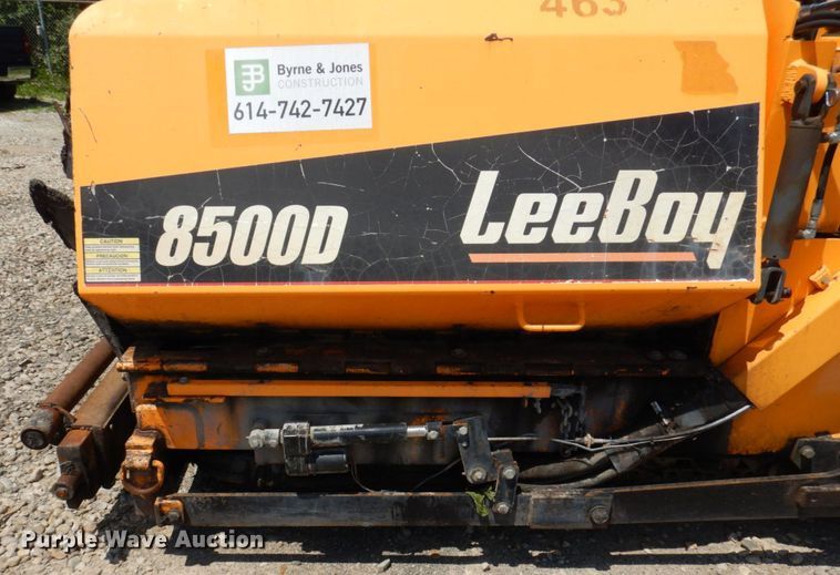 image for item KR9314 2016 LeeBoy 8500D  paver
