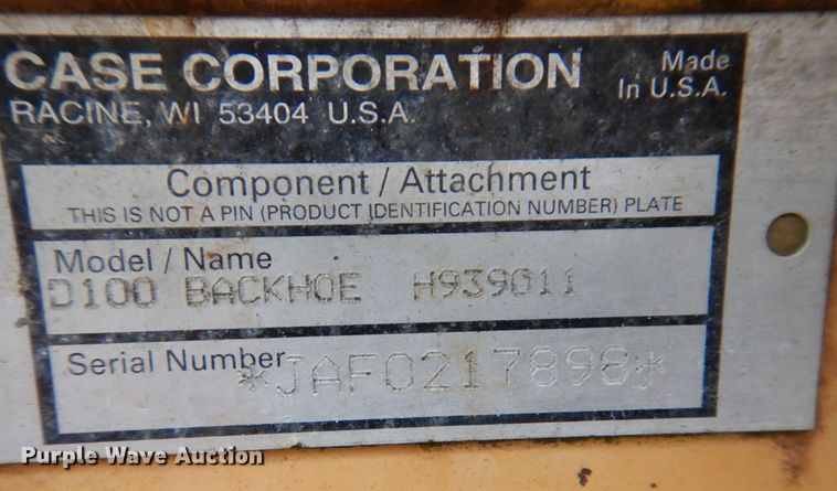 image for item KR9338 1998 Case 360  trencher