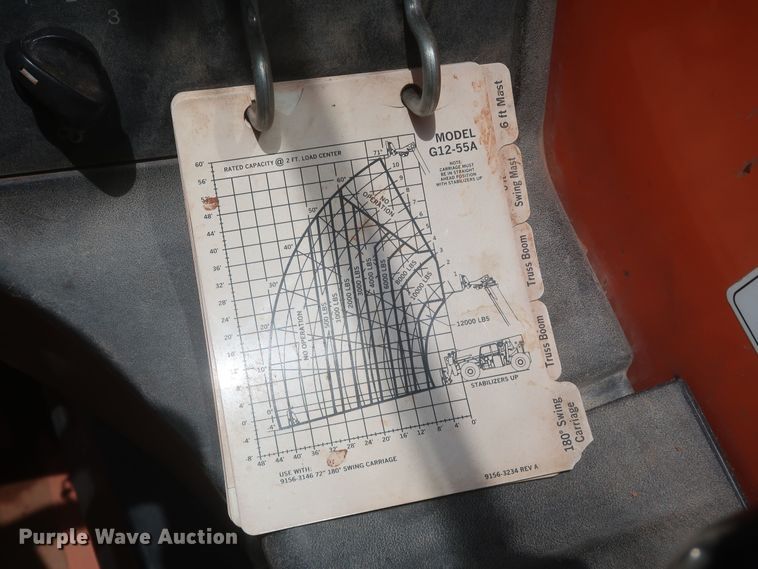 image for item KR9882 2008 JLG G12-55A  telehandler