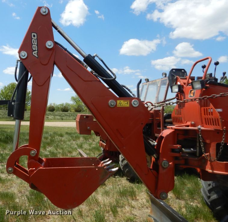 image for item KS9904 2016 Ditch Witch A920  trencher backhoe