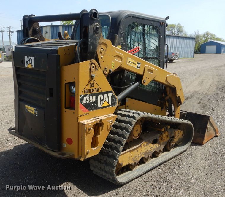 image for item KS9911 2014 Caterpillar 259D  tracked skid steer loader