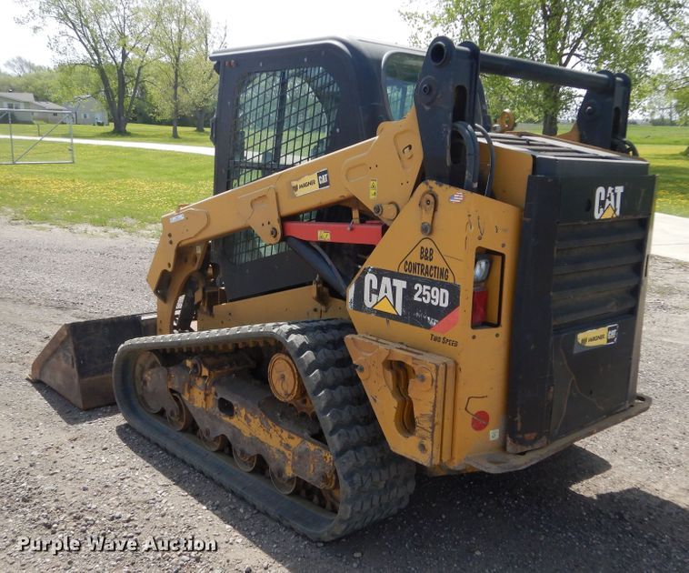 image for item KS9911 2014 Caterpillar 259D  tracked skid steer loader