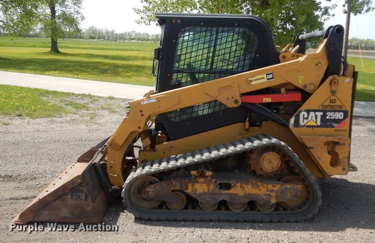 image for item KS9911 2014 Caterpillar 259D  tracked skid steer loader