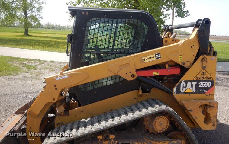 image for item KS9911 2014 Caterpillar 259D  tracked skid steer loader