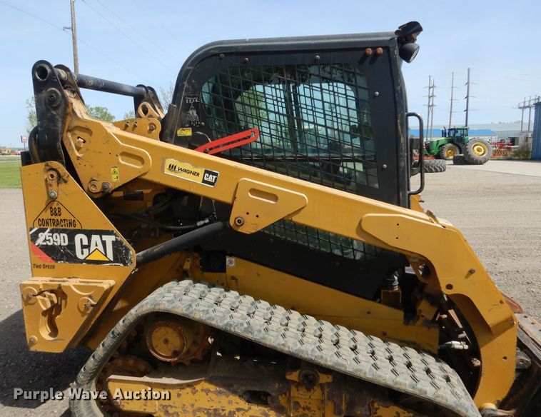 image for item KS9911 2014 Caterpillar 259D  tracked skid steer loader