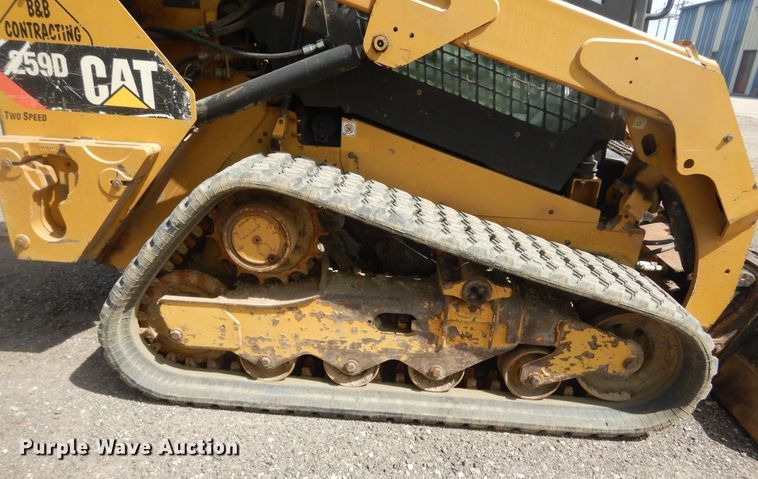image for item KS9911 2014 Caterpillar 259D  tracked skid steer loader