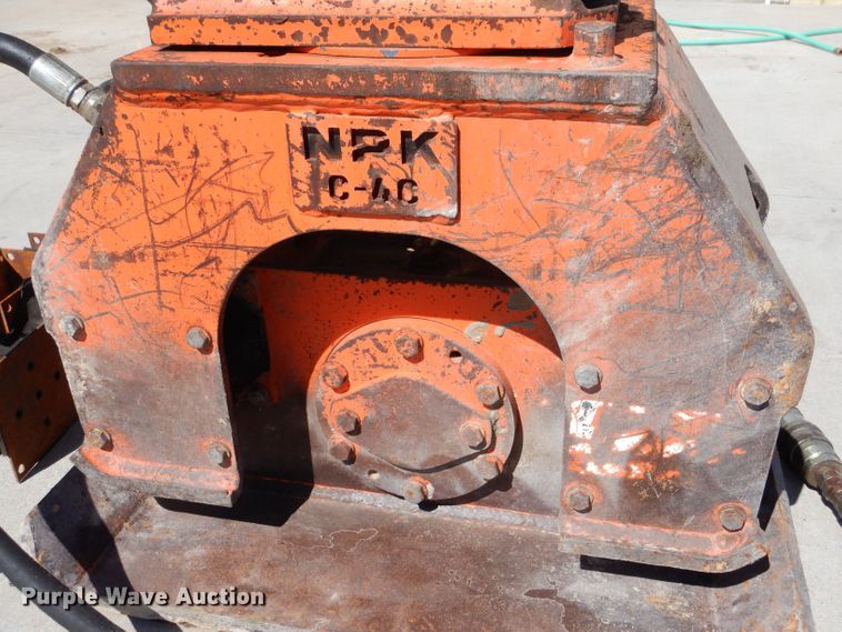 image for item LS9218 NPK C-4C  excavator plate compactor