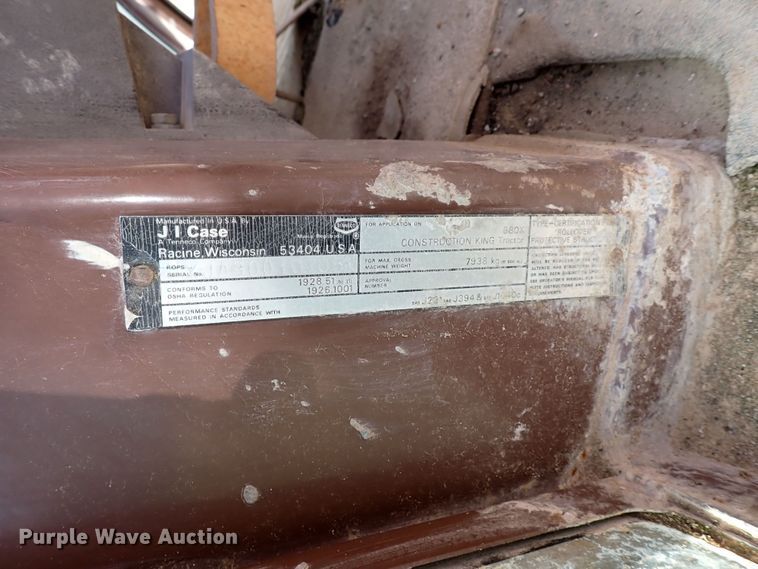 image for item LU9036 Case 580K  backhoe