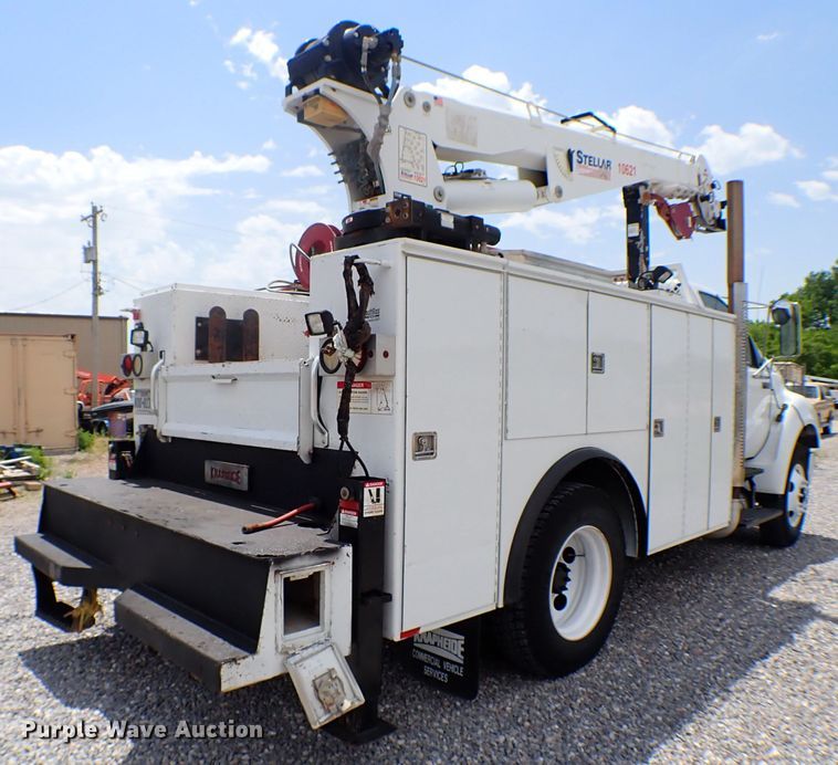 image for item MF9348 2012 Ford F750  crane truck