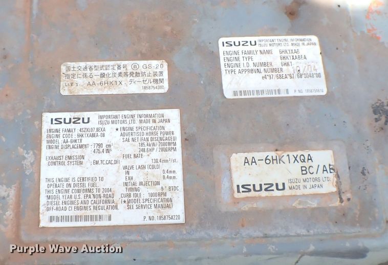 image for item MF9353 2005 Hitachi ZX330LC  excavator