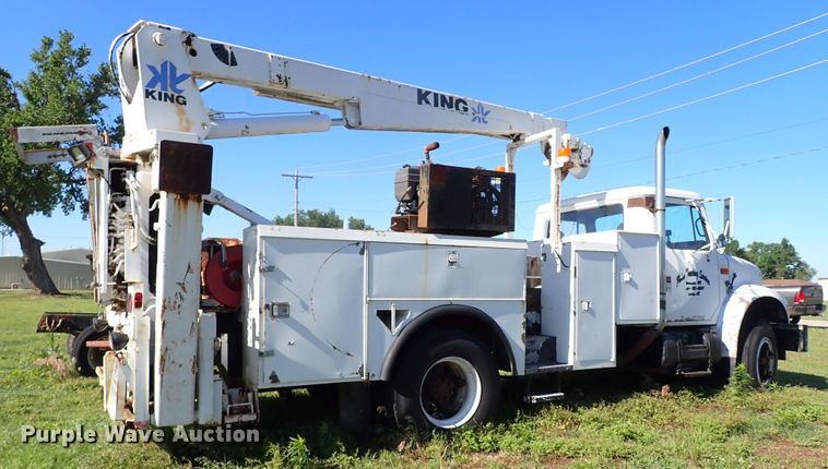 image for item MF9481 1990 International 4900  crane truck