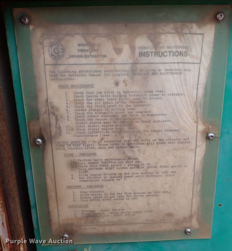 image for item MF9499 ICE 216  vibratory driver/extractor