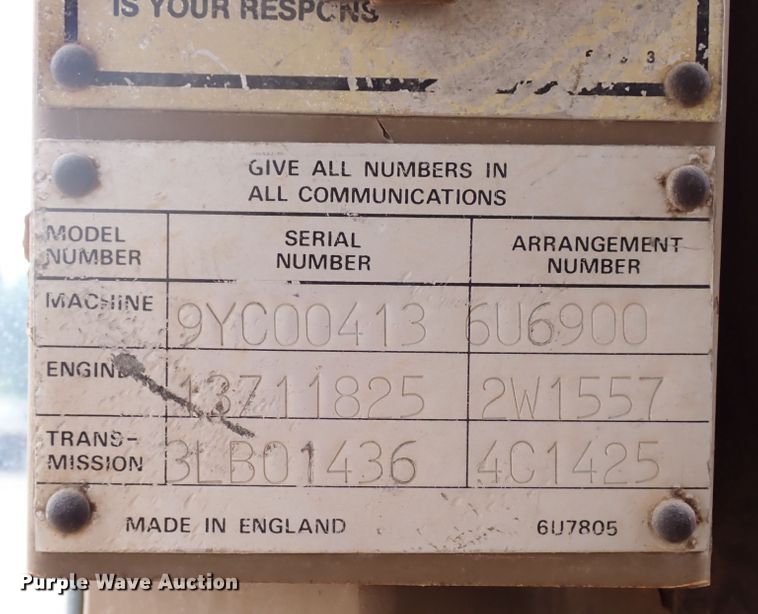 image for item MF9500 1987 Caterpillar D25C  haul truck