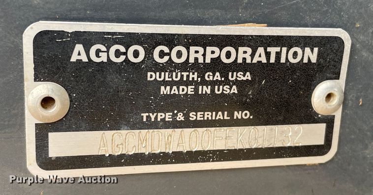 image for item DJ5133 2014 Massey Ferguson WR9760  windrower