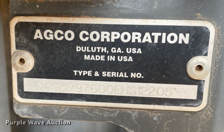 image for item DJ5133 2014 Massey Ferguson WR9760  windrower