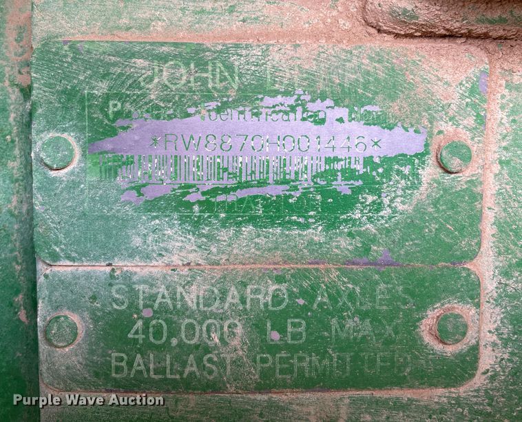 image for item DJ5134 1993 John Deere 8870  4WD tractor