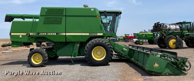 image for item DJ5157 1991 John Deere 9600  combine