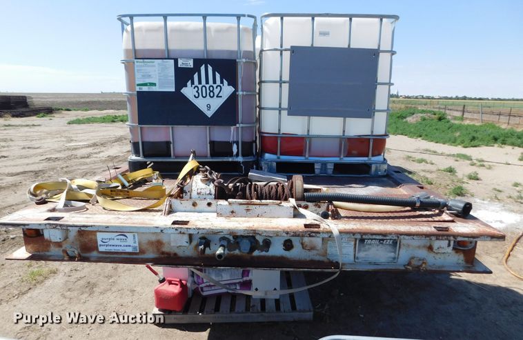 image for item DJ7649 1979 Trail-Eze 5542-1320  drop deck equipment trailer