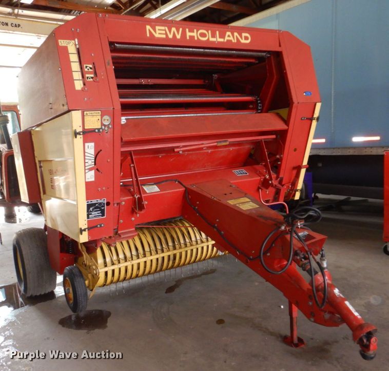 image for item DK0489 New Holland 855  round baler