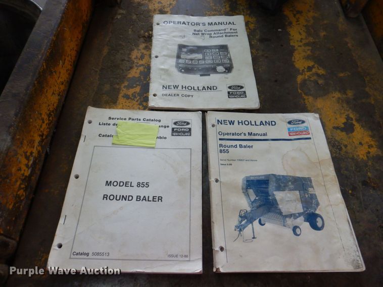 image for item DK0489 New Holland 855  round baler