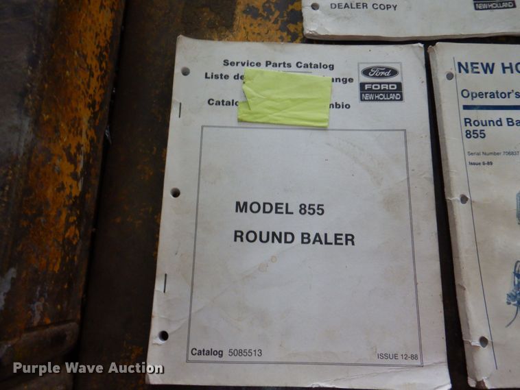 image for item DK0489 New Holland 855  round baler