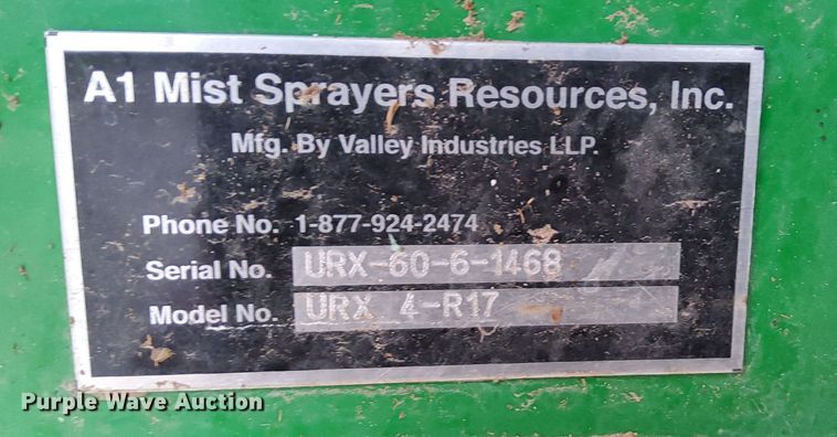 image for item DN6825 A1 Mist Sprayers URX 4-R17  livestock mister