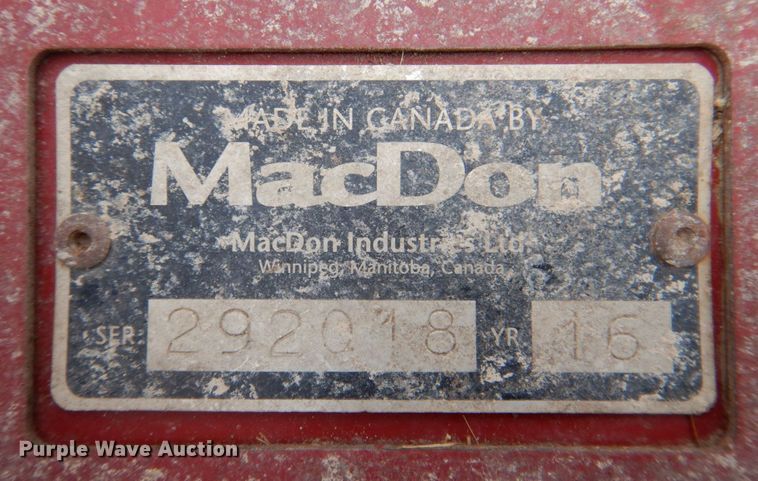 image for item DP4047 2016 MacDon M205  windrower