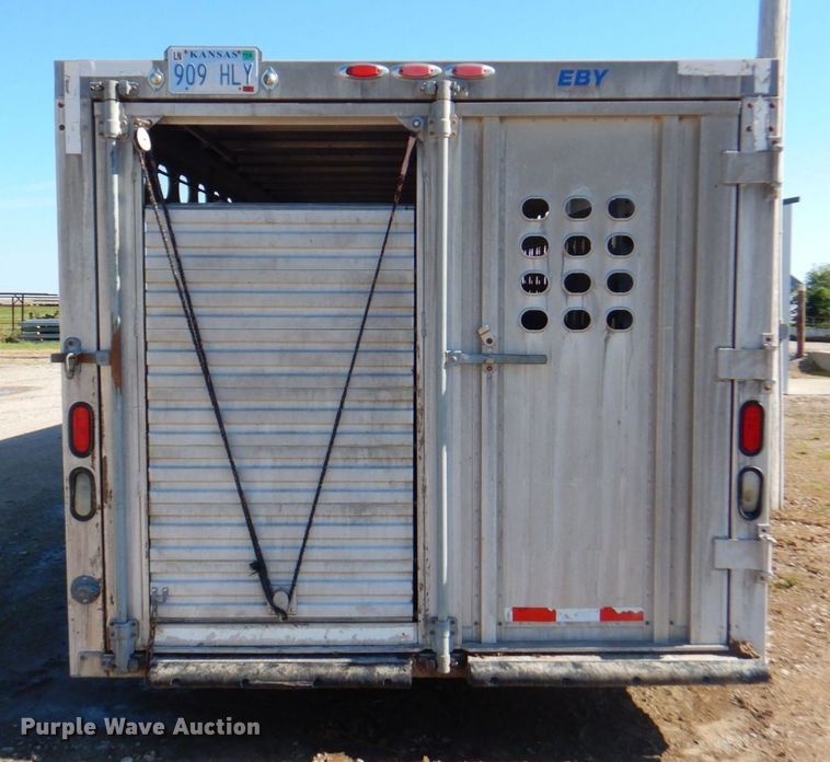 image for item DP4239 2013 Eby Ruff Neck  livestock trailer