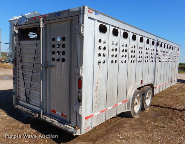 image for item DP4239 2013 Eby Ruff Neck  livestock trailer