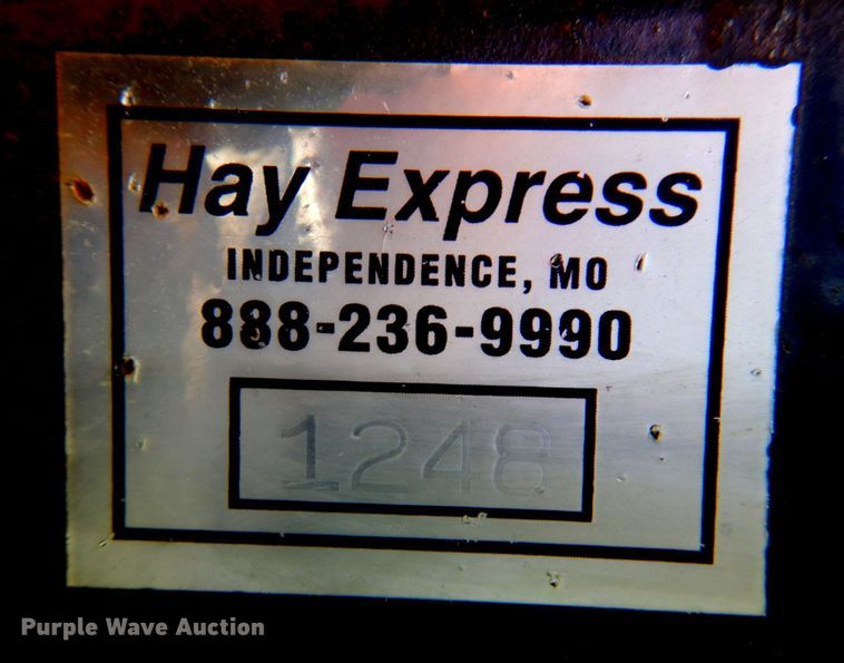 image for item DP4241 Hay Express  hay bale trailer