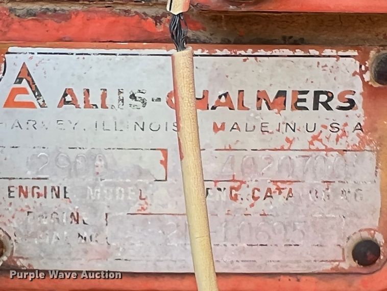 image for item DS8293 Allis-Chalmers 190XT  tractor