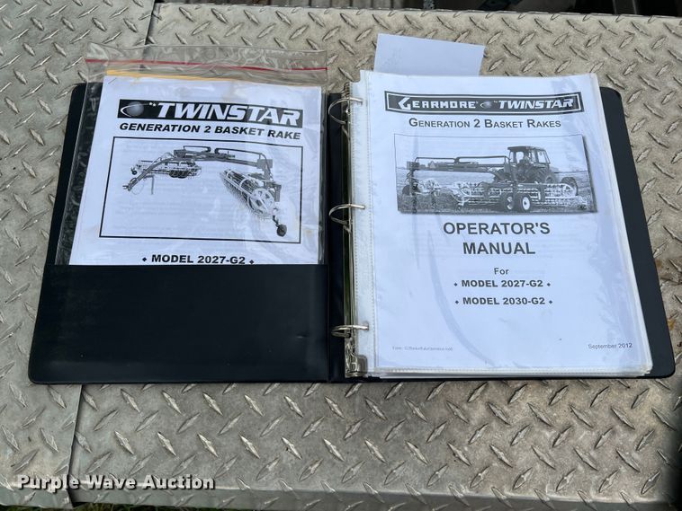 image for item HL9057 Gearmore Twinstar G2  hay rake