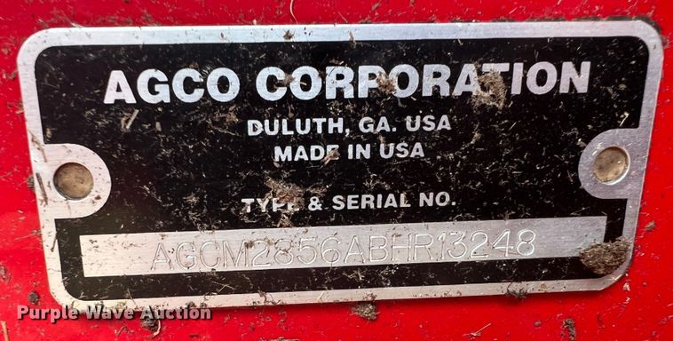 image for item HL9058 2011 Massey Ferguson 2856A  round baler