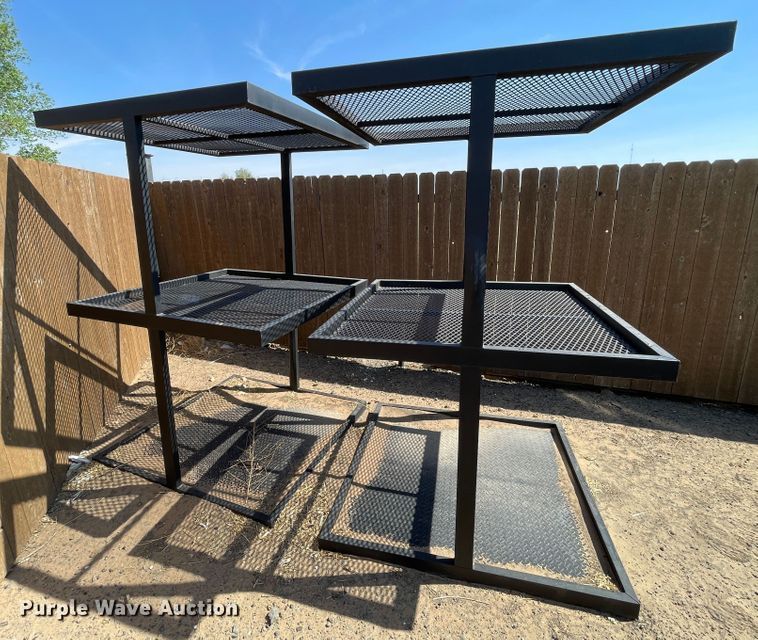 image for item JX9855 (2) steel shelves