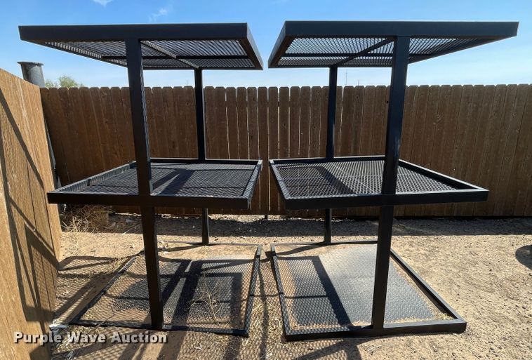 image for item JX9855 (2) steel shelves