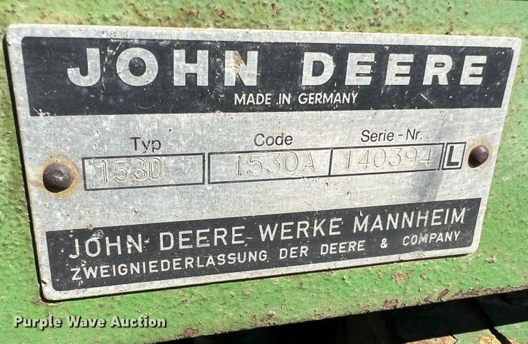 image for item KC9926 John Deere 1530  tractor