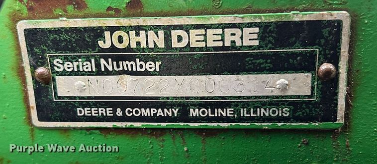 image for item KC9995 John Deere 722  mulch finisher