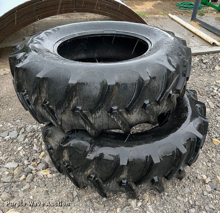 image for item KC9996 (2) Goodyear Duratorque DT221 16.9-28 tires