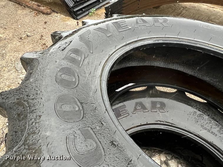 image for item KC9996 (2) Goodyear Duratorque DT221 16.9-28 tires