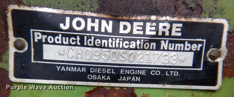 image for item KN9850 John Deere 950  MFWD tractor