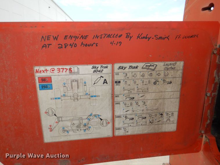 image for item DH7374 JLG 8042-3  telehandler