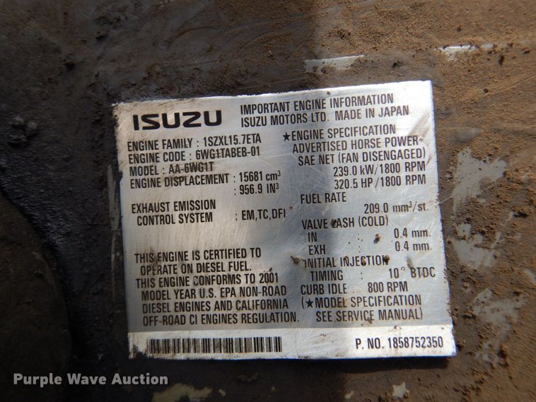 image for item DP4057 2002 Hitachi ZX450LC  long reach excavator