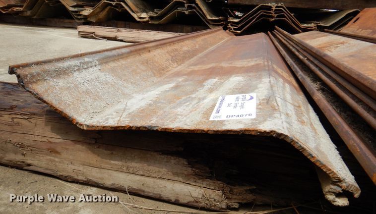 image for item DP4076 (7) sets of sheet piling