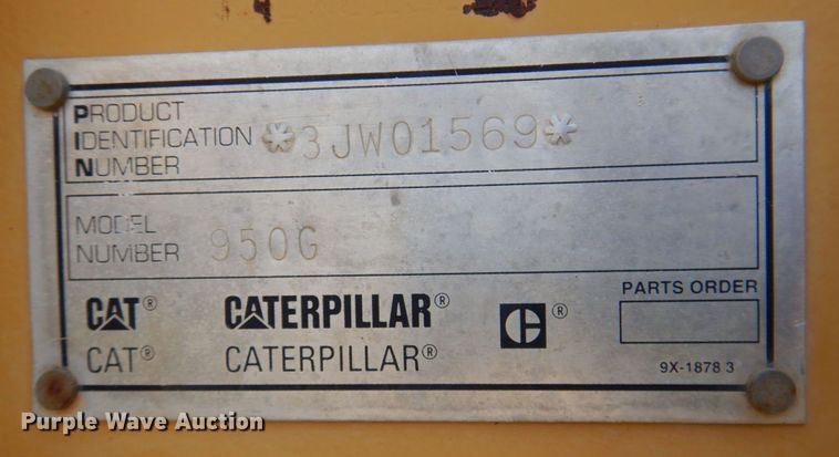 image for item DP4096 2000 Caterpillar 950G  wheel loader